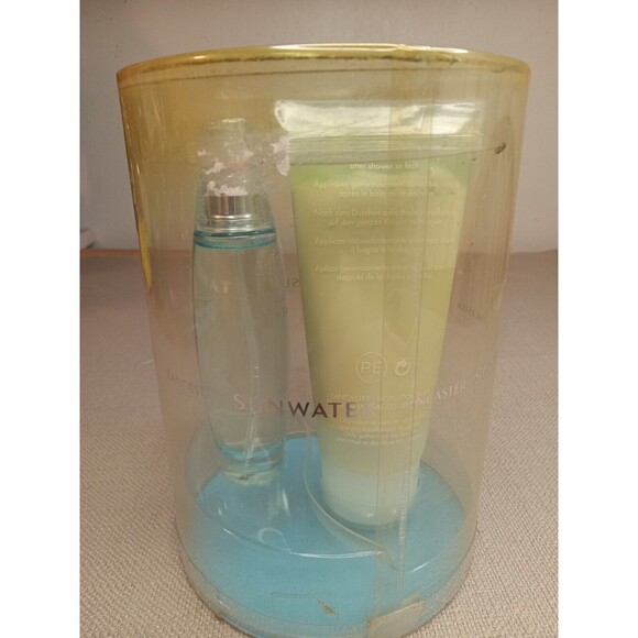 LANCASTER  sunwater sheer wonders 2pcs set 1.FL OZ + BODY MILK 3.4 FL OZ VINTAGE - Picture 4 of 4